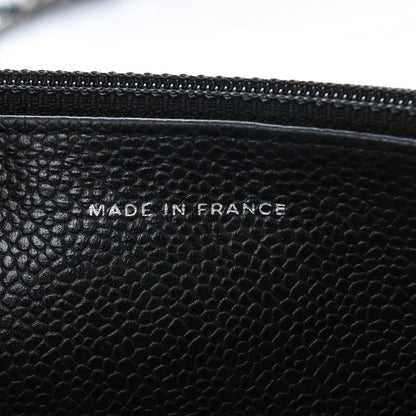 Chanel Caviar Quilted Wallet On Chain WOC Black 6 of 9