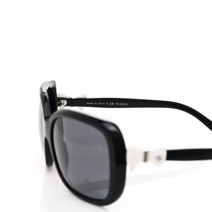 Chanel CC Bow Sunglasses 5171 Black White 6 of 7