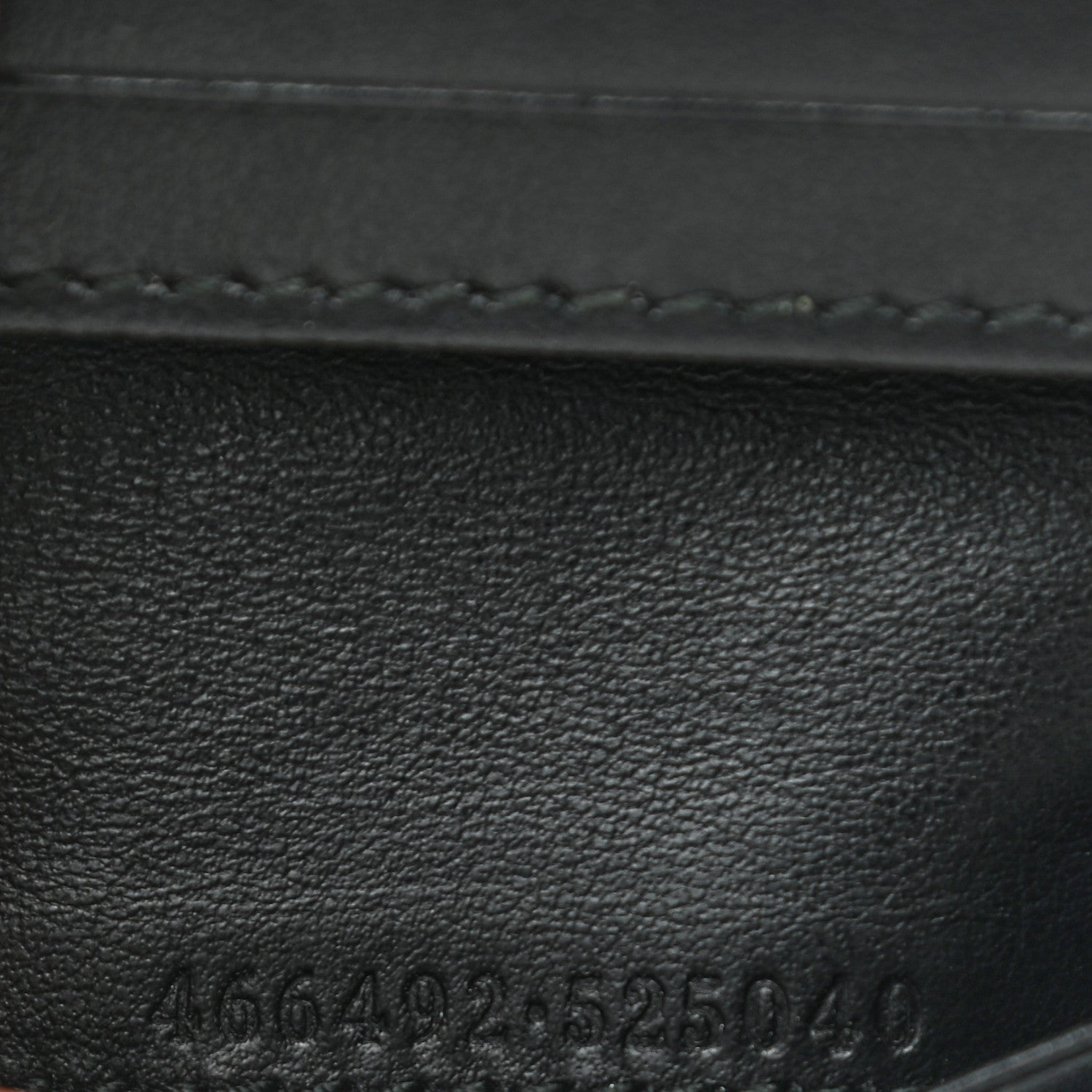 Gucci Calfskin Matelasse GG Marmont Card Case Wallet Black 7 of 9