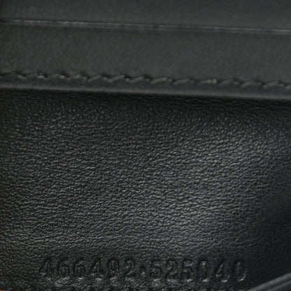 Gucci Calfskin Matelasse GG Marmont Card Case Wallet Black 7 of 9