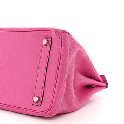 Hermes Chevre de Coromandel HAC Birkin 32 Fuchsia 10 of 12