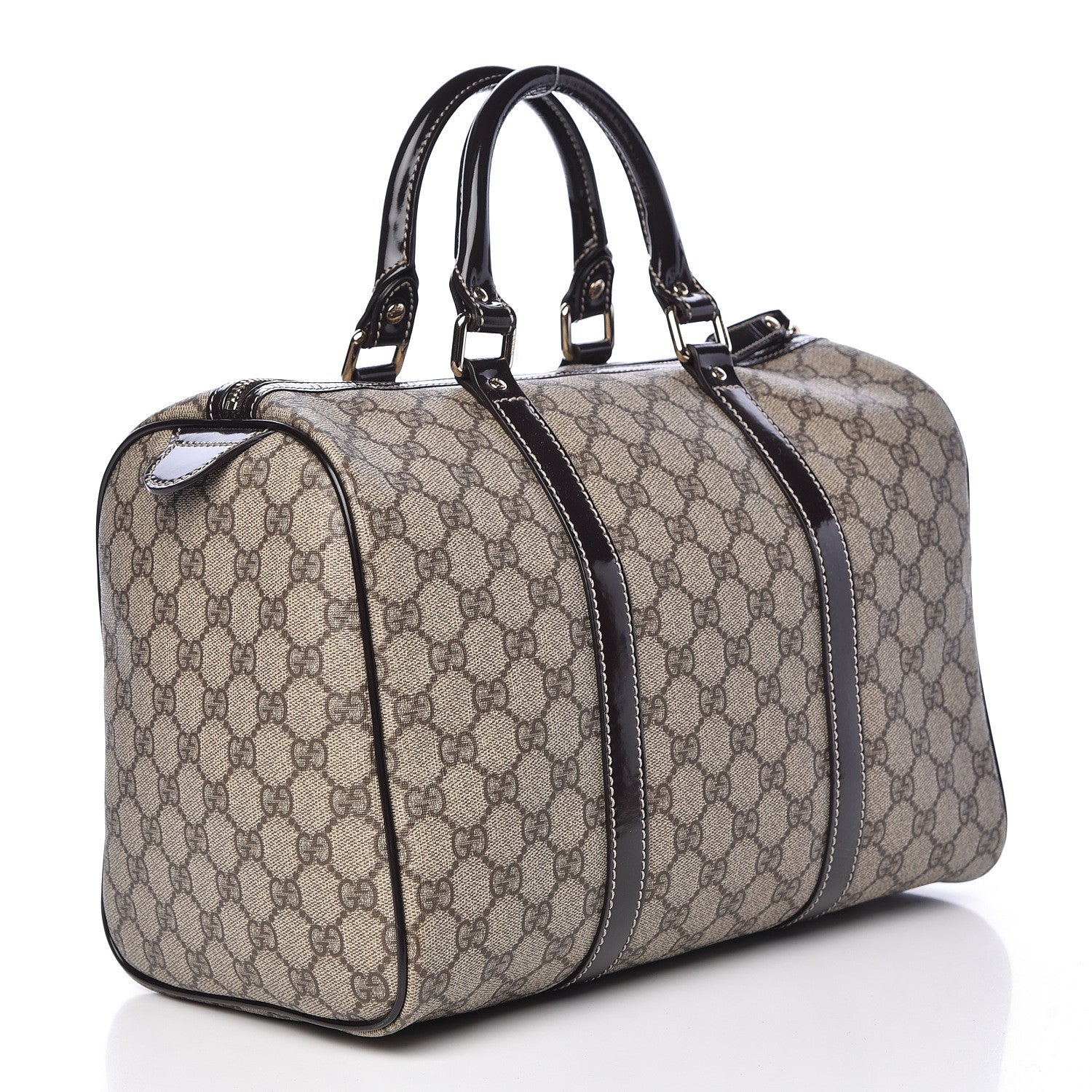 Gucci GG Plus Monogram Medium Joy Boston Dark Brown 3 of 10