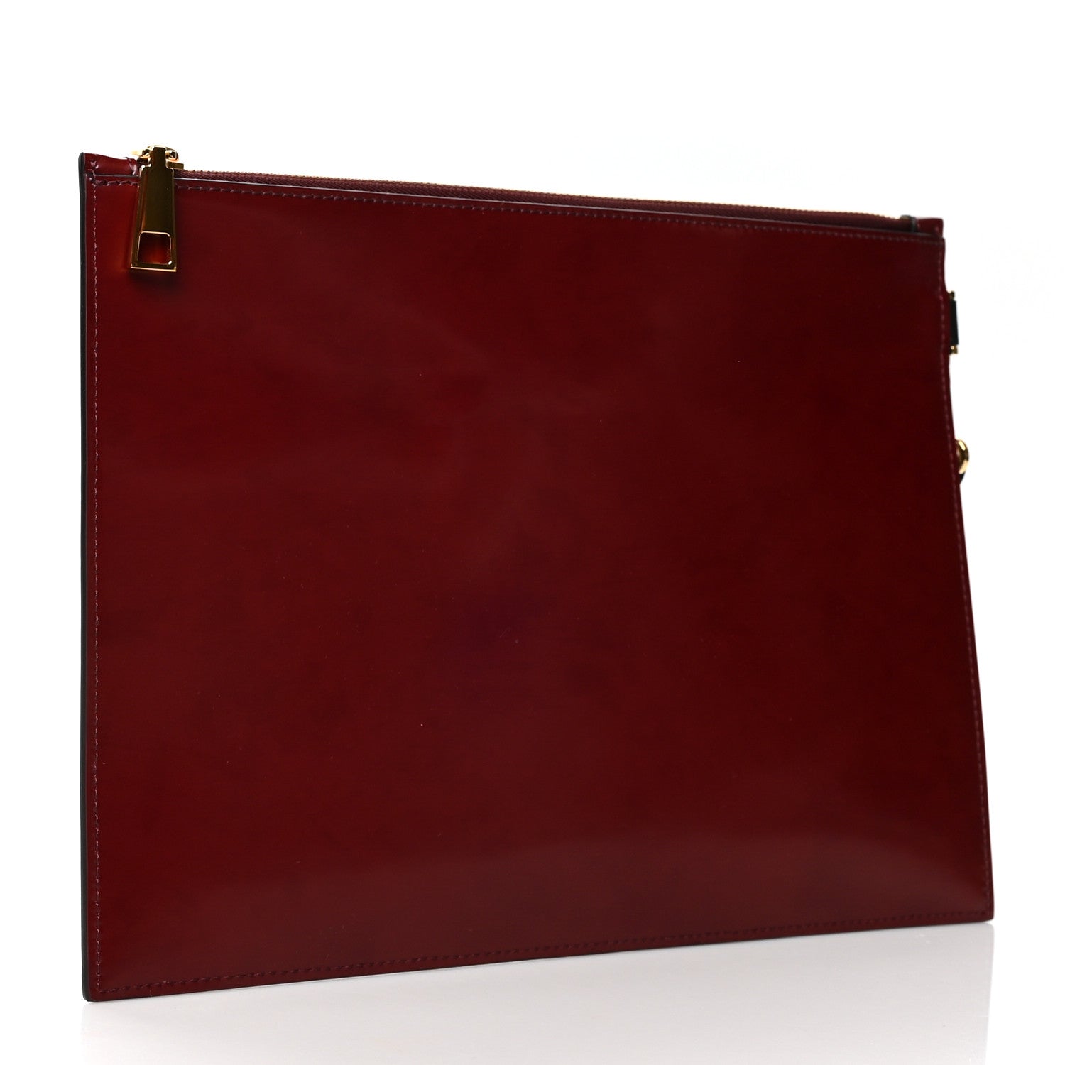 Versace Smooth Calfskin La Medusa Pouch Burgundy 3 of 7