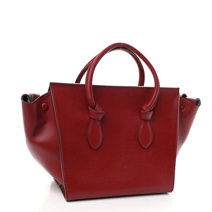 Celine Smooth Calfskin Small Tie Knot Tote Red 2 of 13