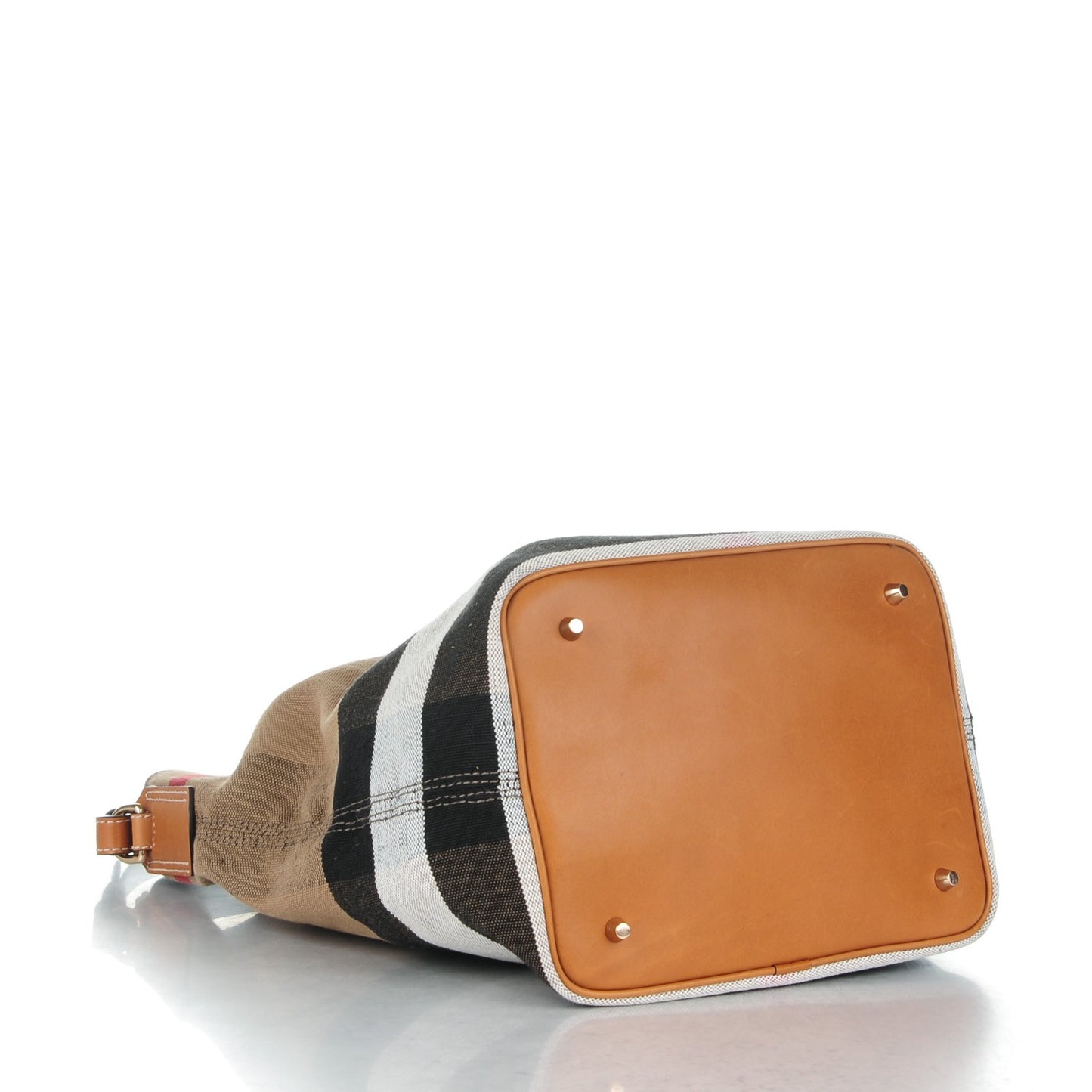 Canvas Mega Check Medium Ashby Saddle Brown