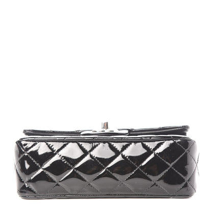 Chanel Patent Calfskin Quilted Mini Rectangular Flap Black 11 of 13