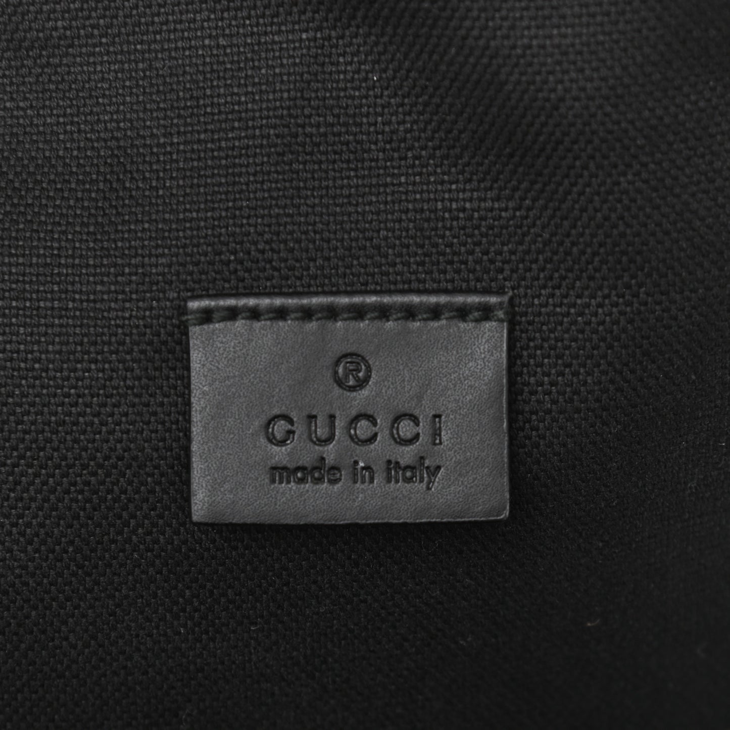 Soft GG Supreme Monogram Web Belt Bag Black Grey