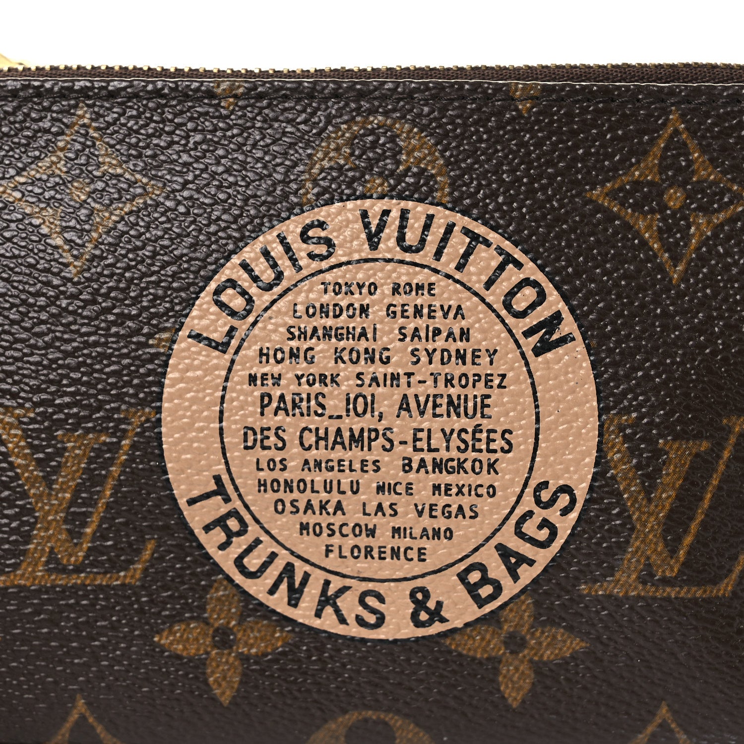 Louis Vuitton Monogram Complice Trunks and Bags Mini Pochette Accessories Beige 8 of 11