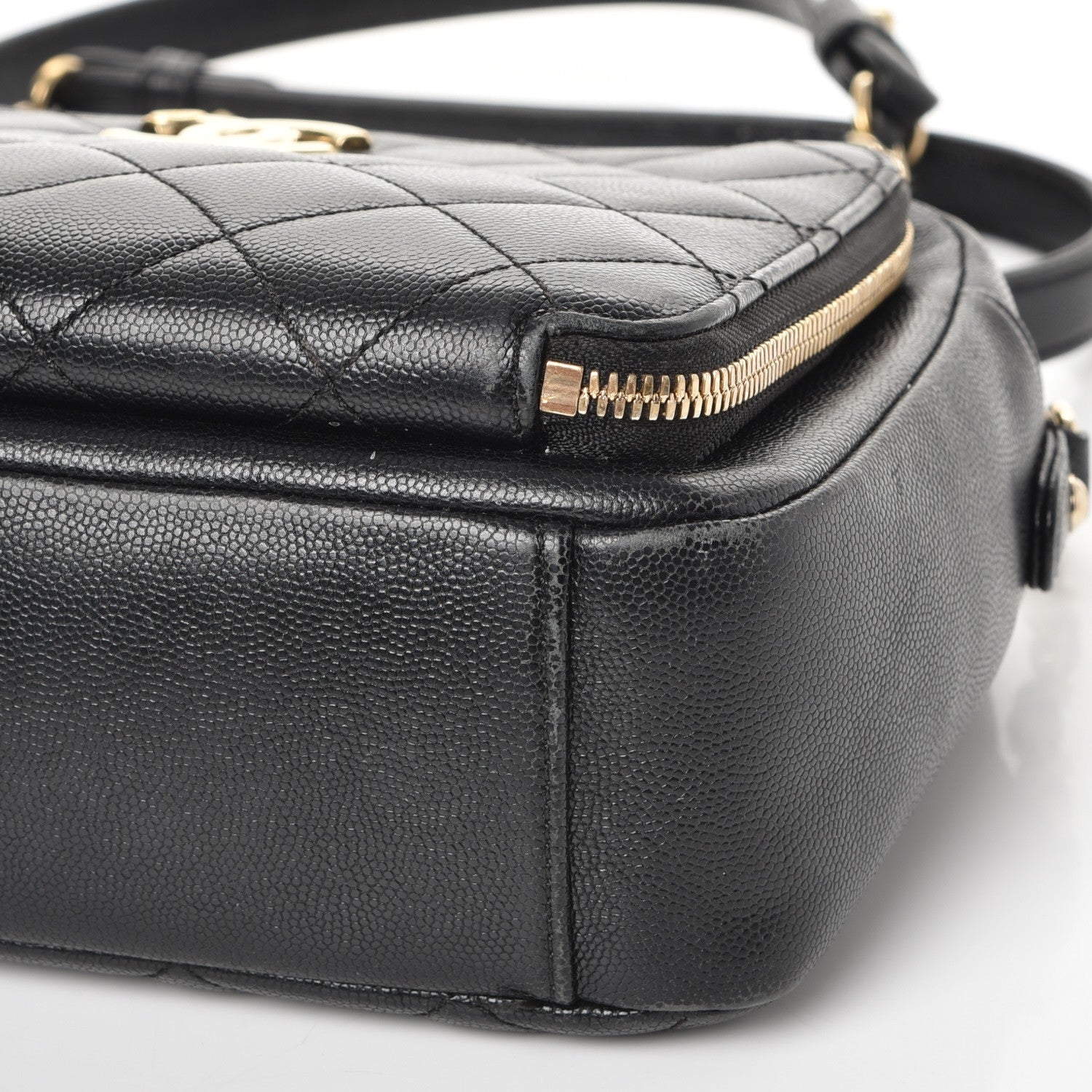 Chanel Caviar Quilted Business Affinity Camera Case Black 15 of 16