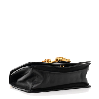 Prada City Calf Saffiano Animalier Cahier Bag Black 4 of 11