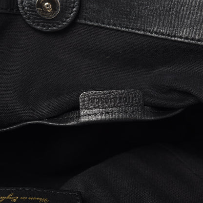 Burberry Grainy Calfskin House Check Small Canterbury Black 7 of 14
