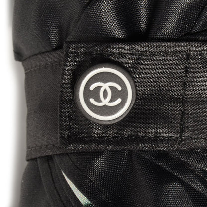 Chanel Coco Mademoiselle CC Graffiti Umbrella Blue Black 5 of 10