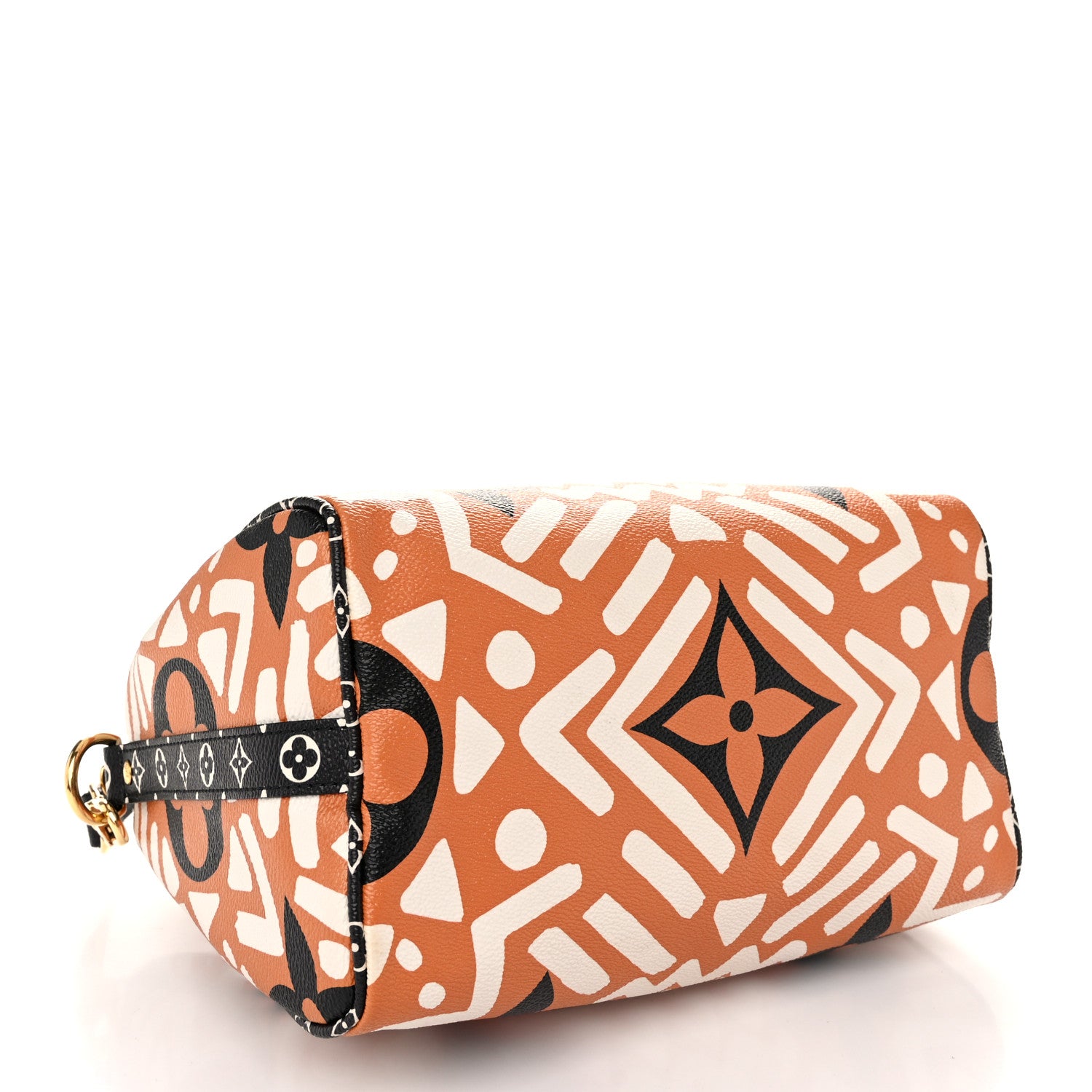 Louis Vuitton Monogram Giant Crafty Speedy Bandouliere 25 Creme Caramel 4 of 9