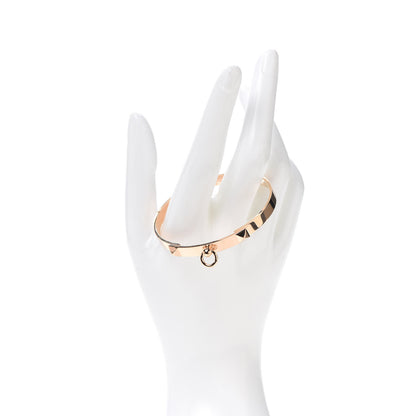 Hermes 18K Rose Gold PM Collier De Chien Bracelet ST 2 of 5