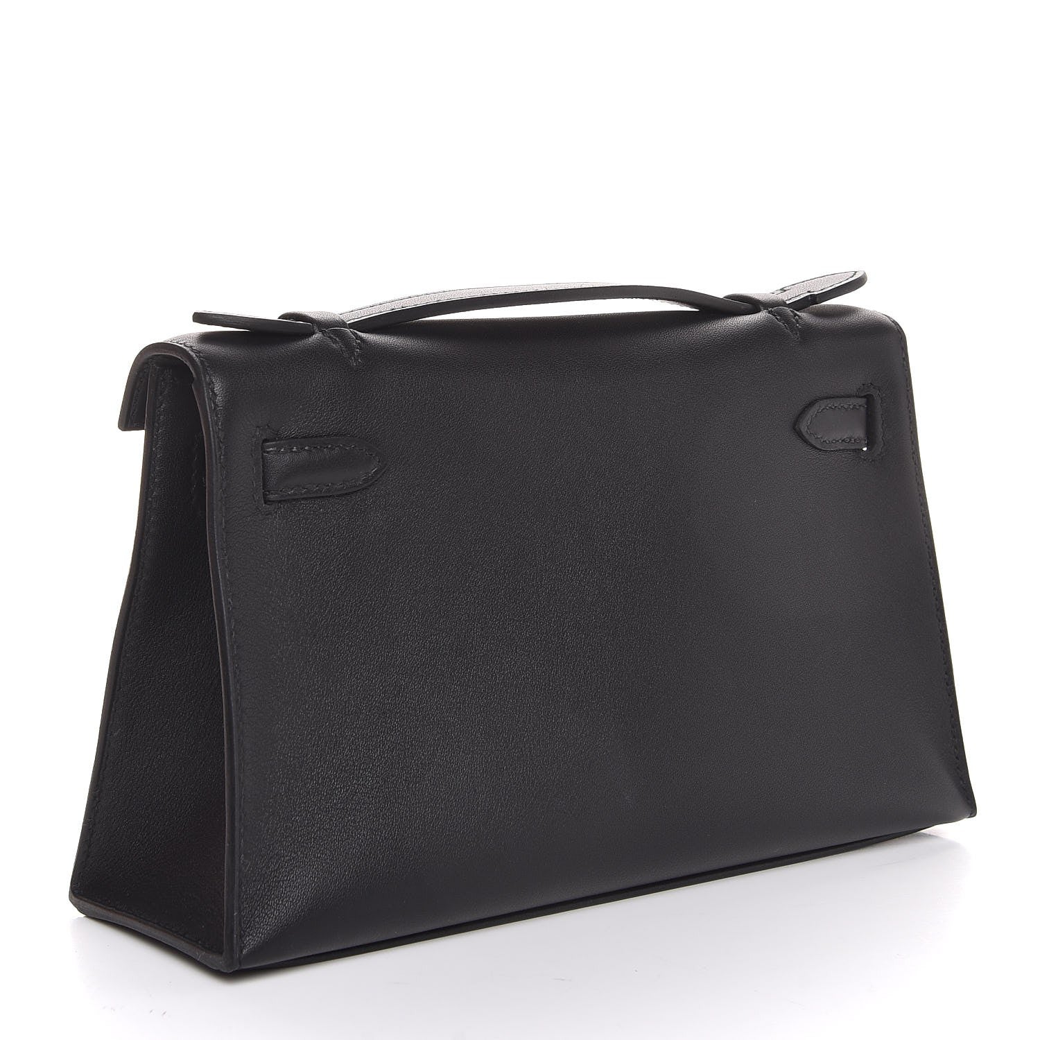 Hermes Swift Kelly Pochette Clutch Black 3 of 24