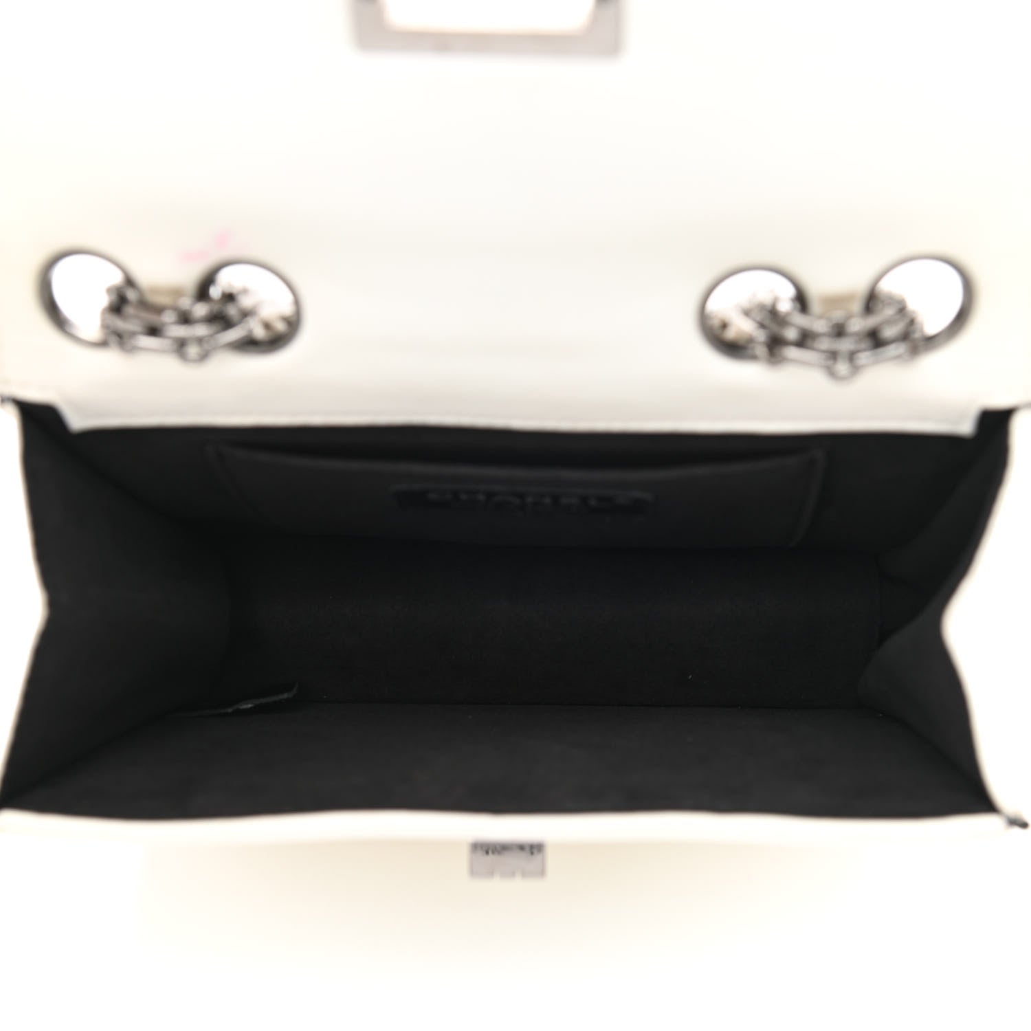 Chanel Lambskin Mademoiselle Flap White 6 of 13