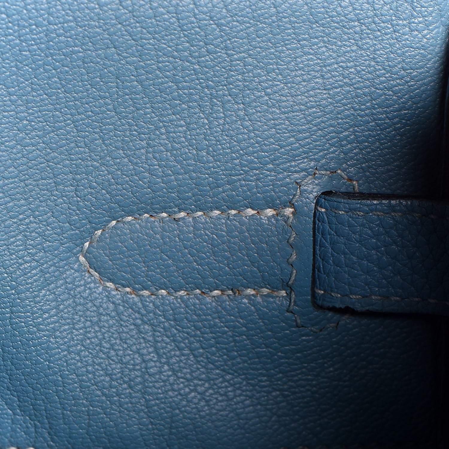 Hermes Togo Birkin 35 Blue Jean 27 of 37