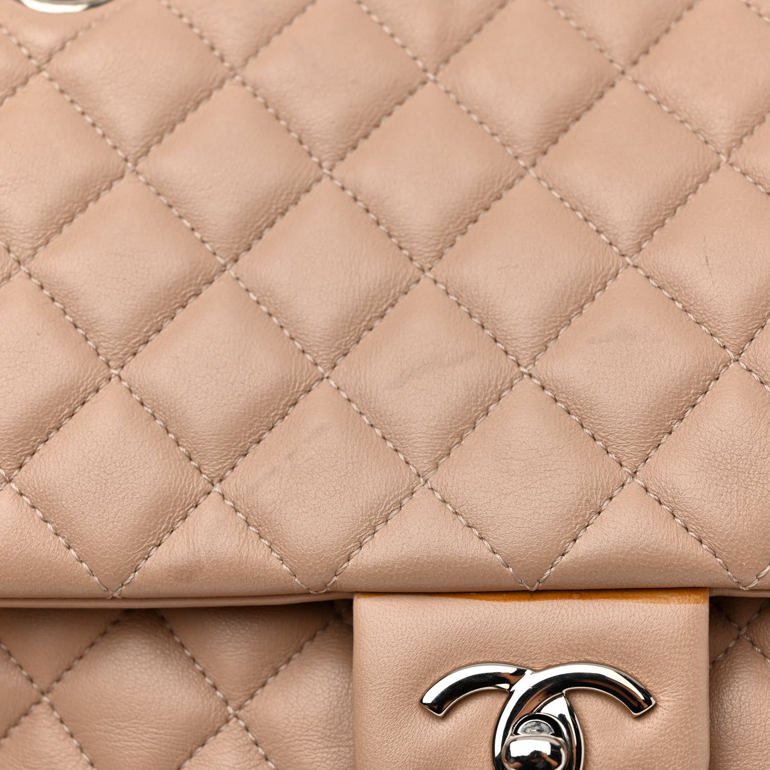 Chanel Lambskin Quilted Large Urban Spirit Backpack Beige 13 of 15