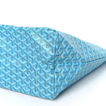 Goyard Goyardine Saint Louis GM Balise Beach Towel Set Turquoise 10 of 10