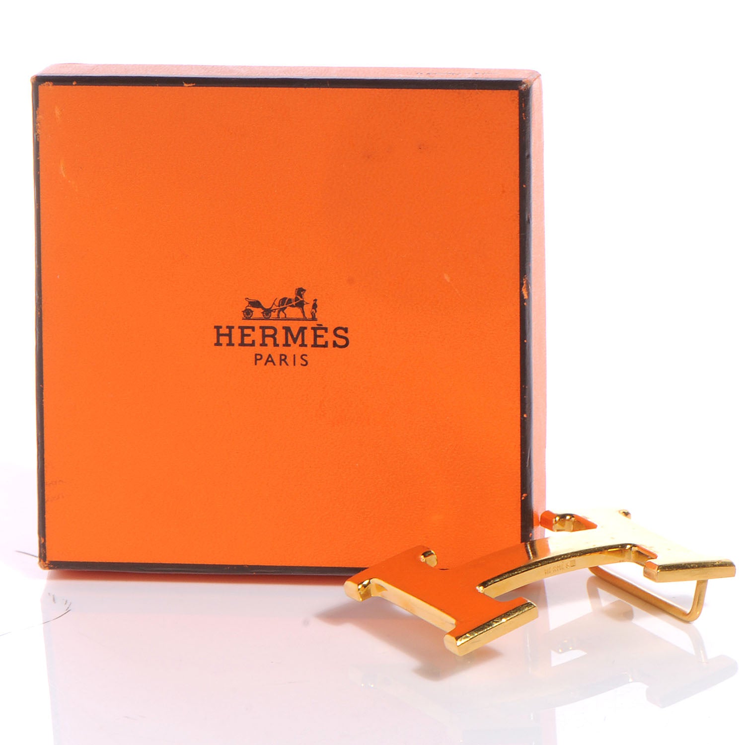 Hermes H Belt Buckle Gold 5 of 5