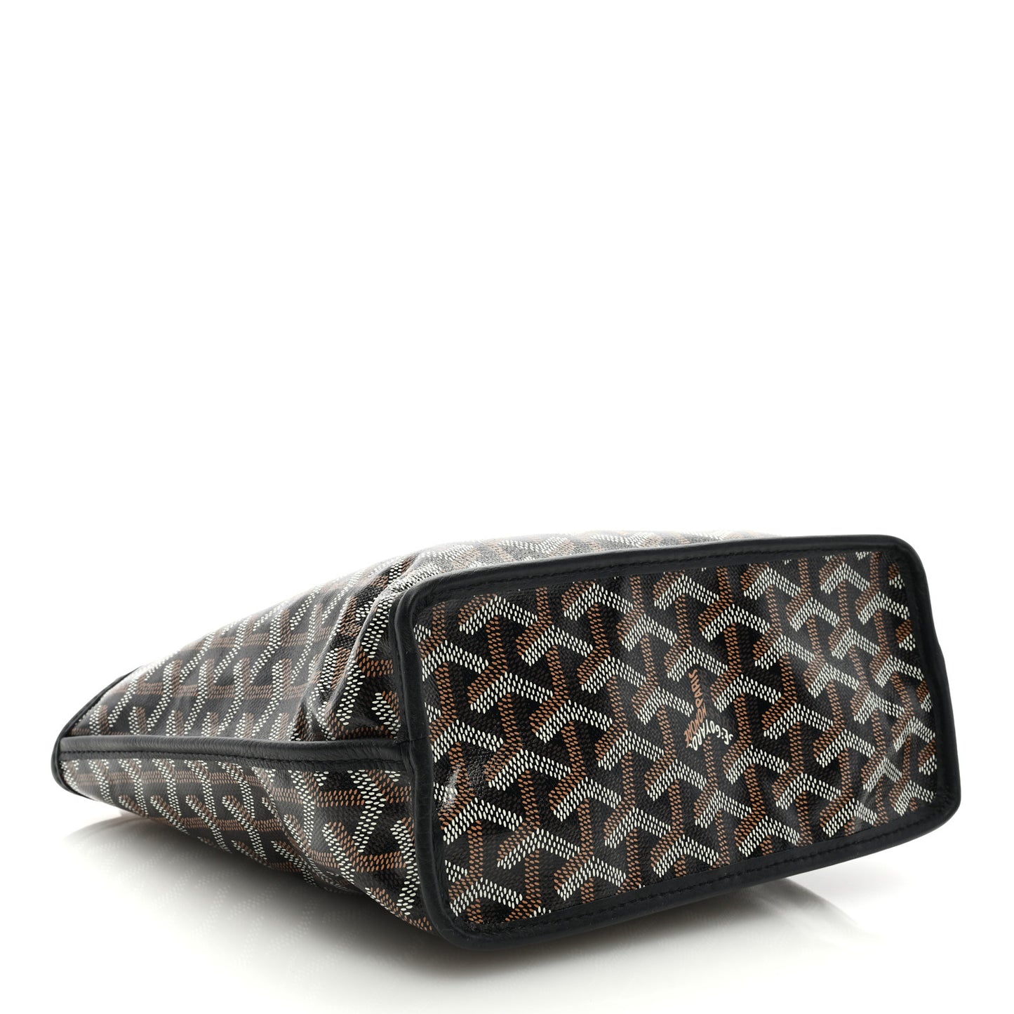 Goyardine Reversible Mini Anjou Black