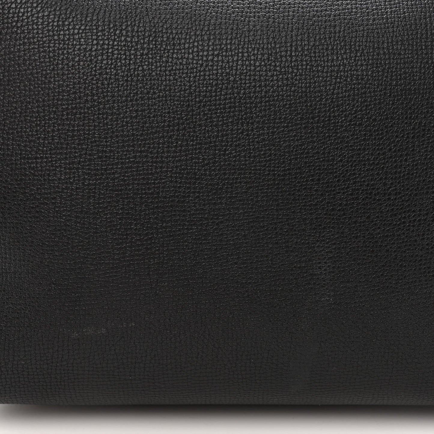 Grainy Calfskin House Check Small Canterbury Black