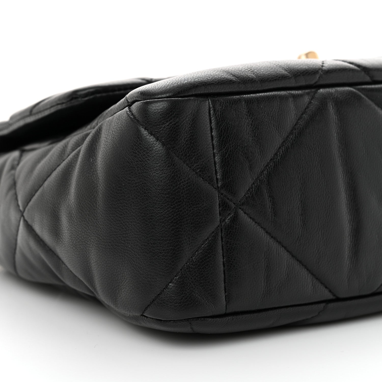 Chanel Lambskin Quilted Large Chanel 19 Flap Black 9 of 11