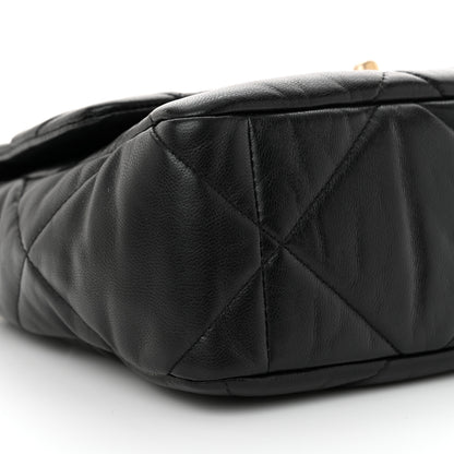 Chanel Lambskin Quilted Large Chanel 19 Flap Black 9 of 11