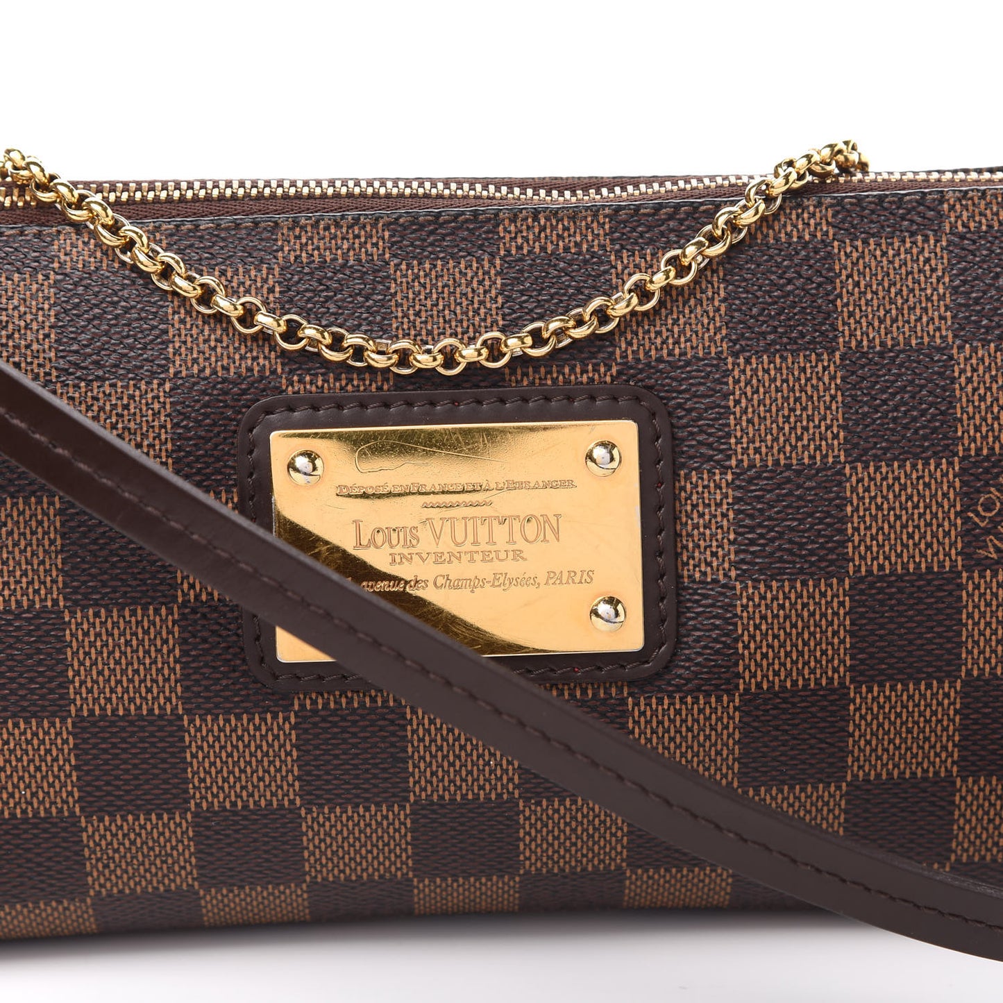Damier Ebene Eva Clutch