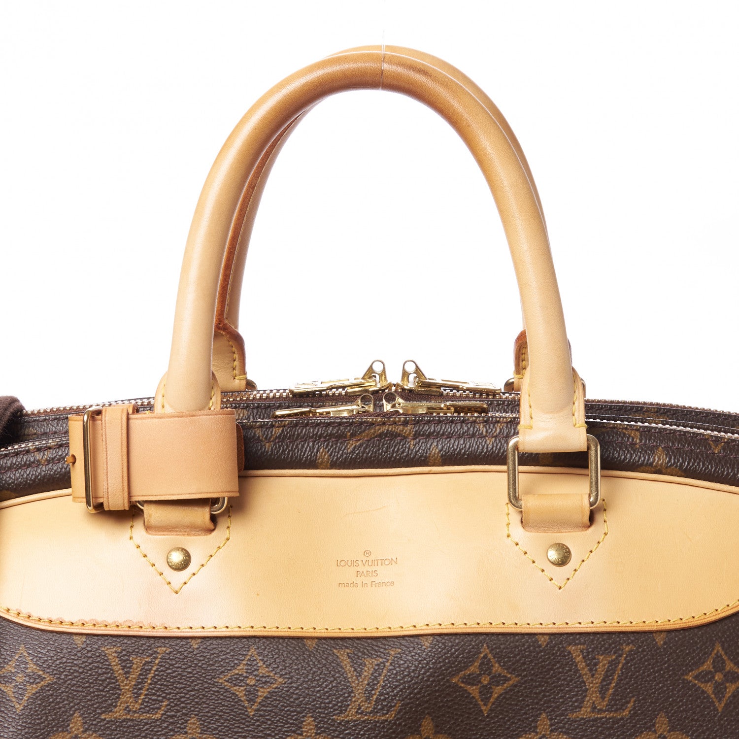 Louis Vuitton Monogram Alize 2 Compartment Luggage Travel Bag 8 of 12