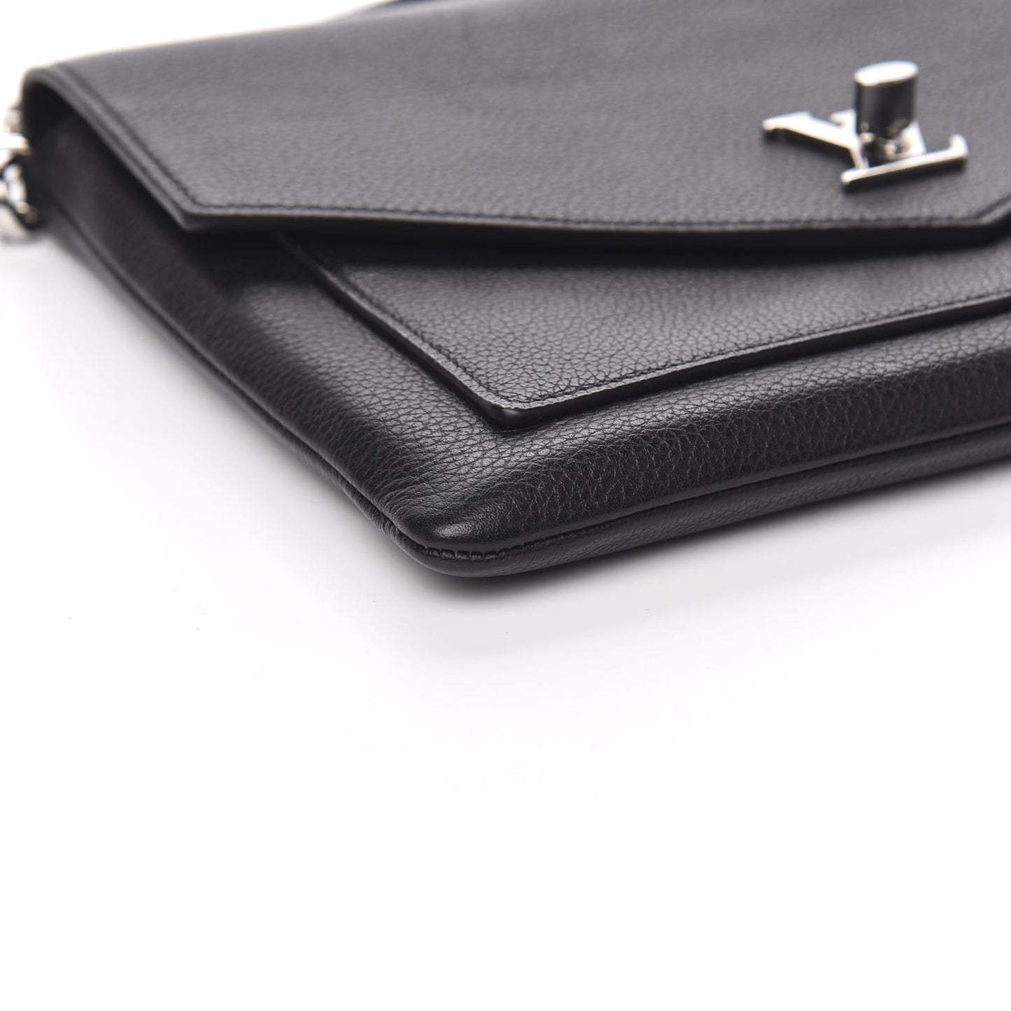 Soft Calfskin My Lockme Pochette Black