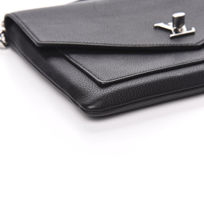 Louis Vuitton Soft Calfskin My Lockme Pochette Black 7 of 9