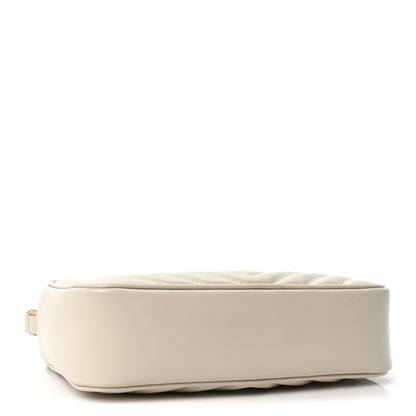 Saint Laurent Calfskin Matelasse Monogram Lou Camera Bag Crema Soft 4 of 10