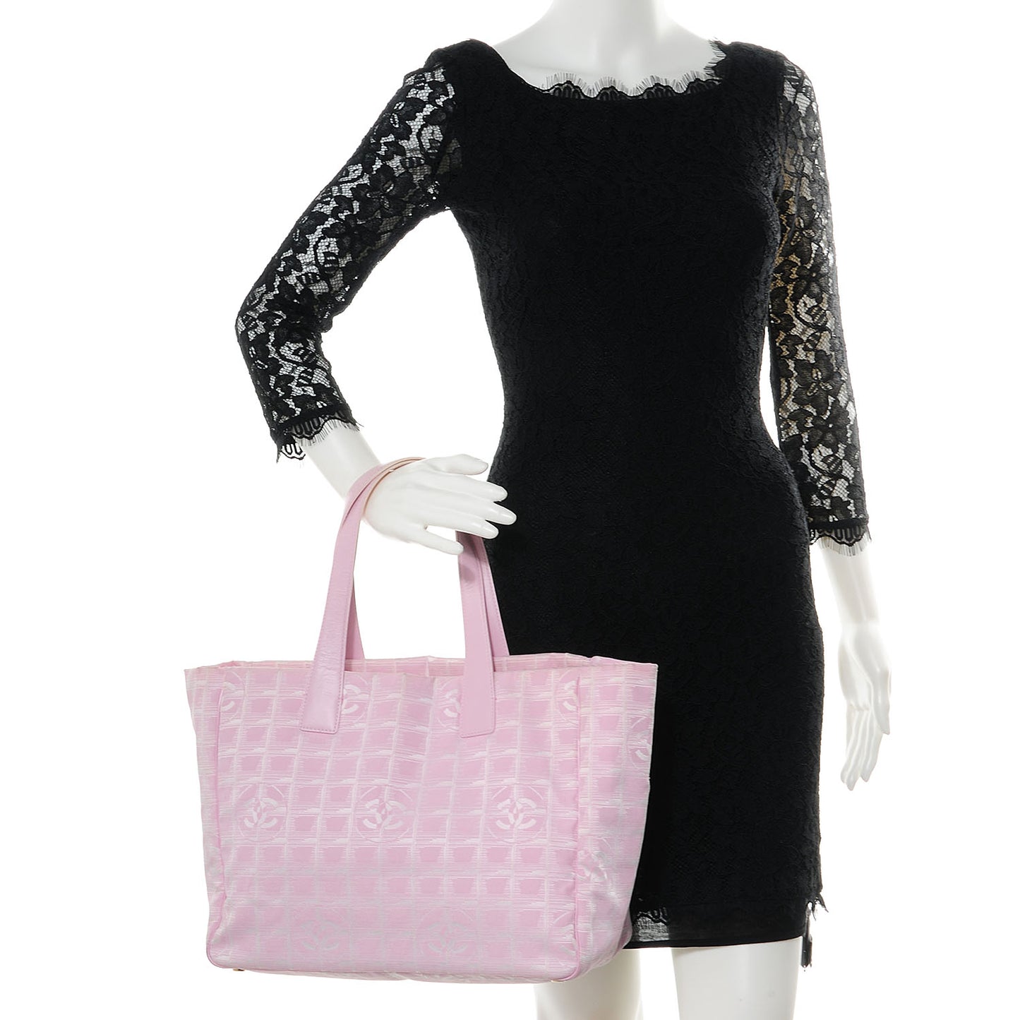 Nylon Travel Large Tote Pink