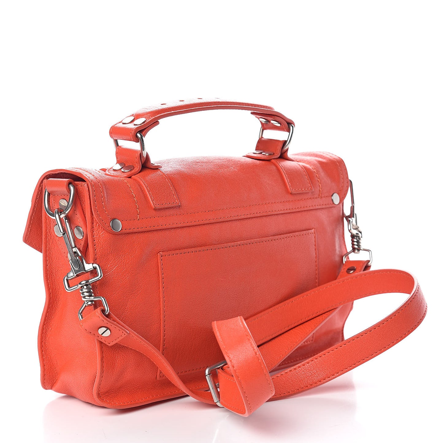 Lambskin Tiny PS1 Satchel Orange Pepper