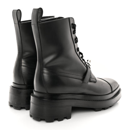 Hermes Glossed Calfskin Funk Ankle Boots 36 Black 4 of 15