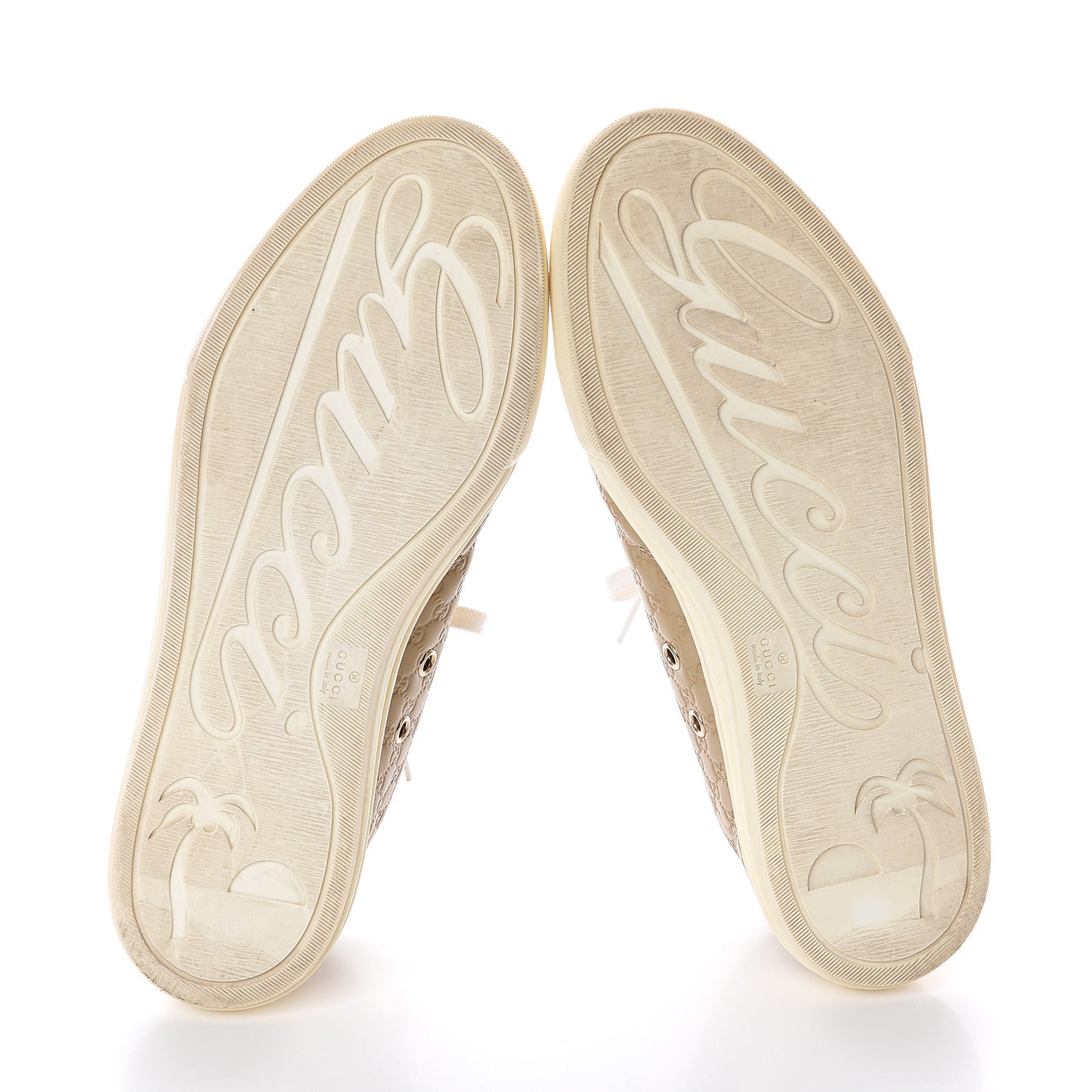 Microguccissima Womens Sneakers 39 Beige