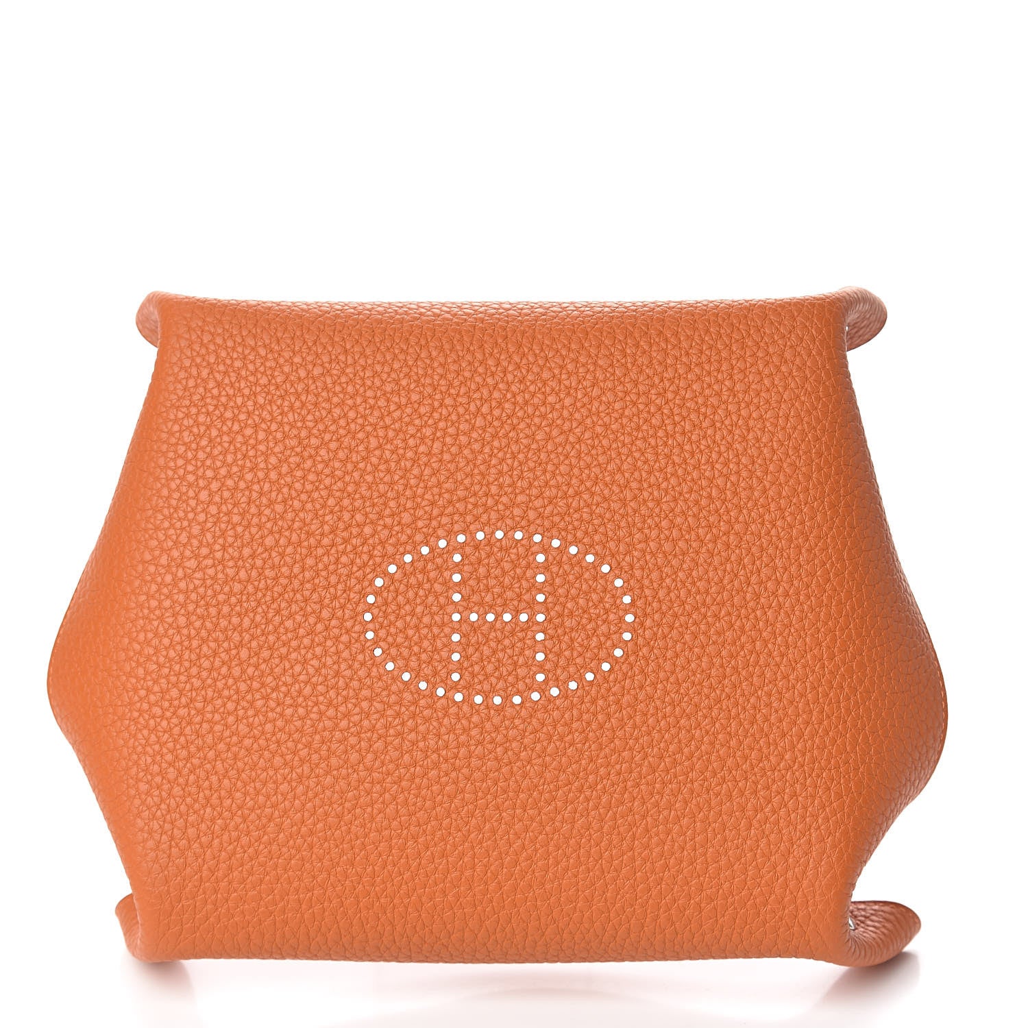 Hermes Taurillon Clemence Mises et Relances Change Tray Potiron 4 of 8