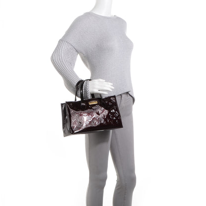 Louis Vuitton Vernis Wilshire PM Amarante 2 of 8