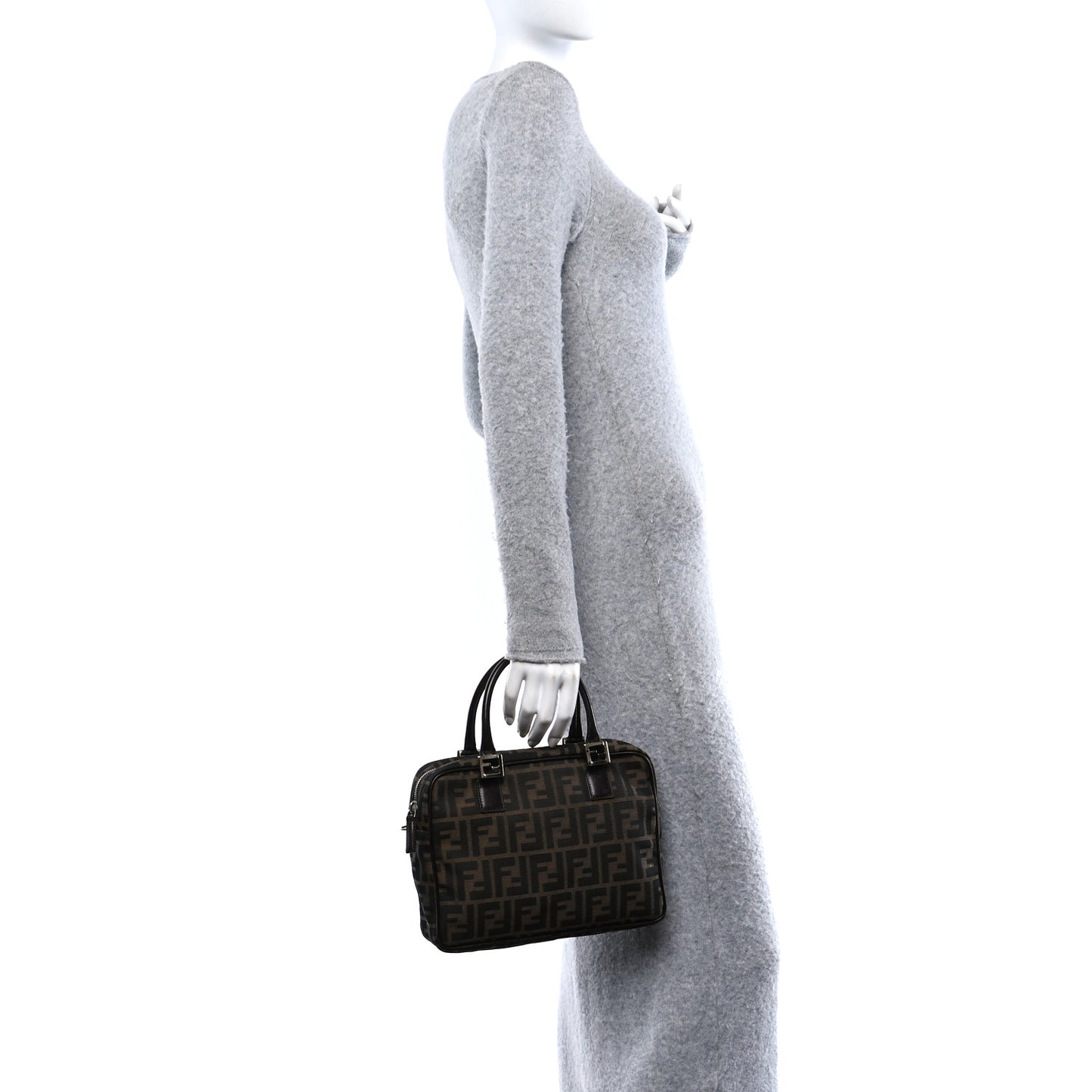 Zucca Top Handle Bag Tobacco