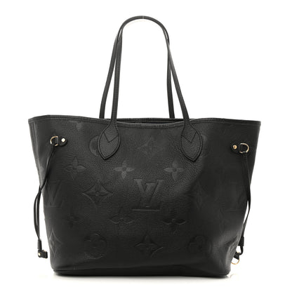 Louis Vuitton Empreinte Monogram Giant Neverfull MM Black 1 of 12