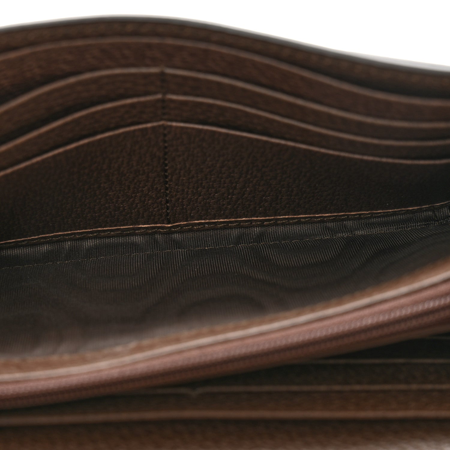 Gucci GG Supreme Monogram Web Ophidia Continental Wallet Brown 5 of 10