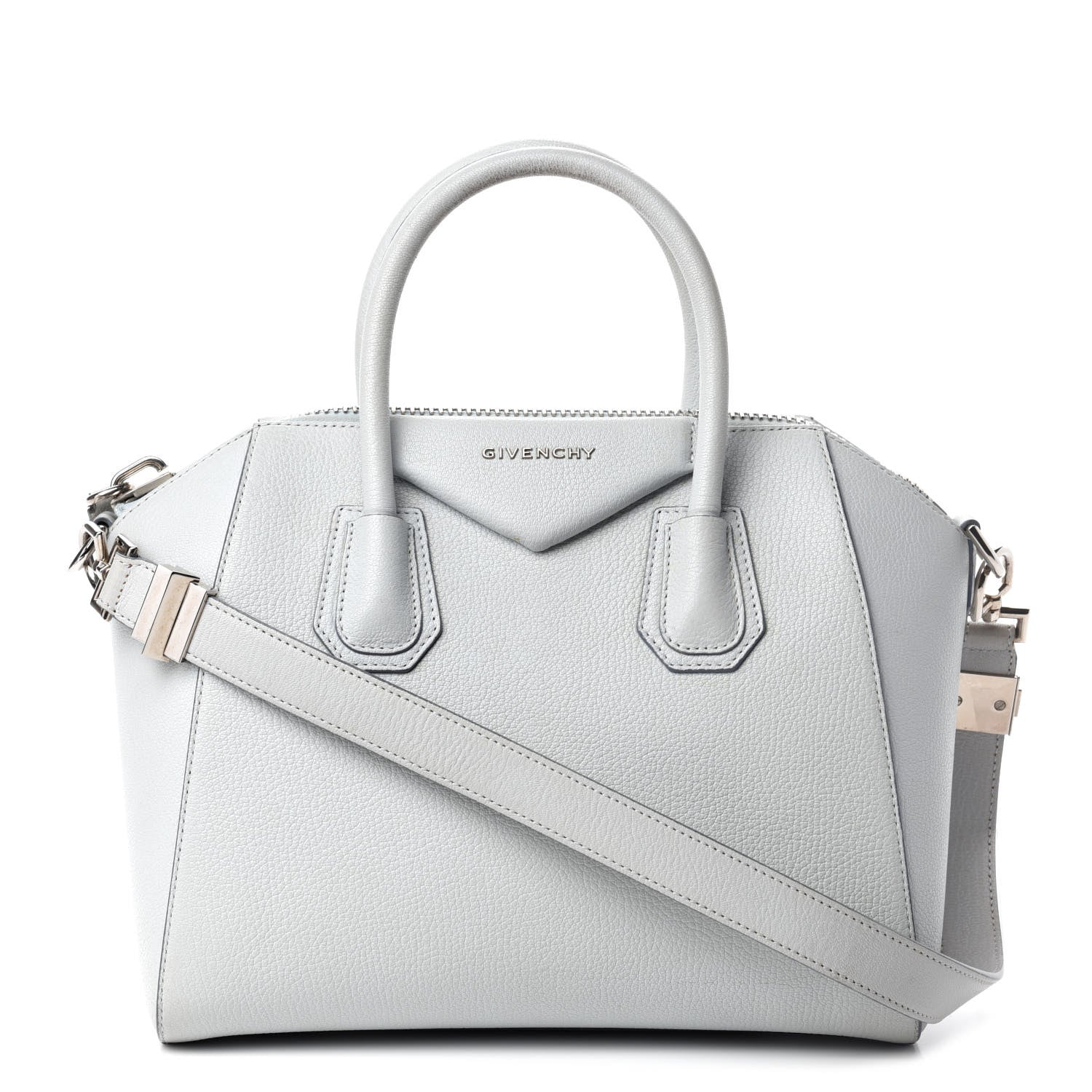 Givenchy Sugar Goatskin Small Antigona Pale Blue 1 of 12
