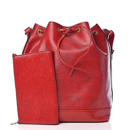 Louis Vuitton Epi Noe Castillan Red 3 of 23