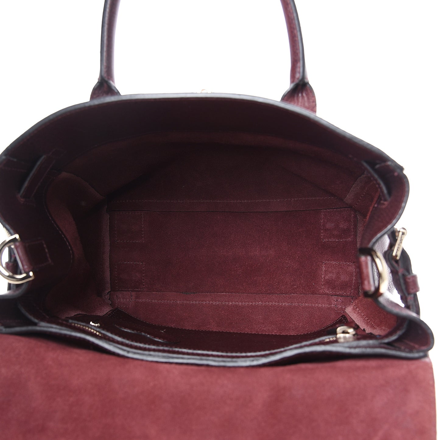 Natural Leather Cara Delevigne Convertible Satchel Oxblood