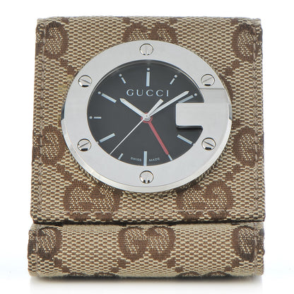 Gucci Stainless Steel YC200001 Quartz Travel Alarm Clock 1 of 8