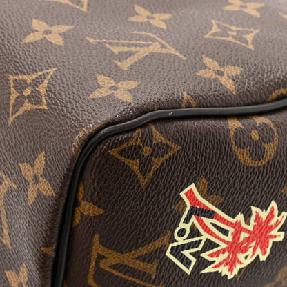 Louis Vuitton Monogram My World Tour Speedy Bandouliere 30 Black 13 of 14