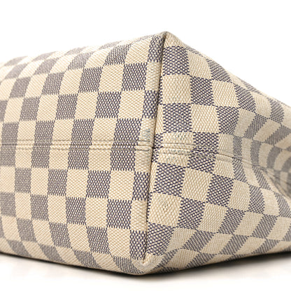 Louis Vuitton Damier Azur Graceful MM Rose Ballerine 9 of 10