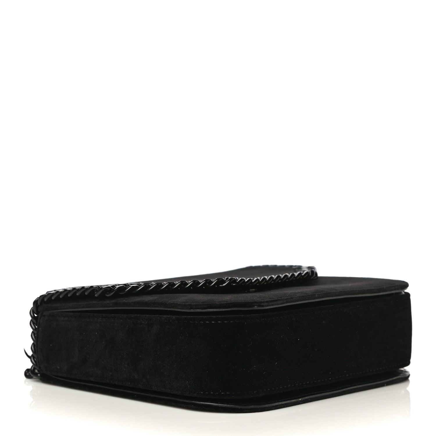 Stella McCartney Velvet Effect Medium Falabella Box Shoulder Bag Black 4 of 13
