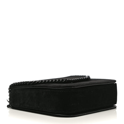 Stella McCartney Velvet Effect Medium Falabella Box Shoulder Bag Black 4 of 13